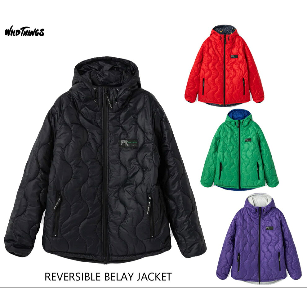 WILD THINGS ワイルドシングス REVERSIBLE BELAY JACKET リヴァーシブル ビレイジャケット WT24120SK ￥35,200
