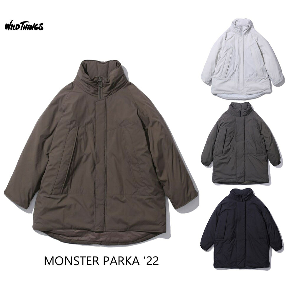 WILD THINGS ワイルドシングス MONSTER PARKA22 モンスター パーカ22 WT22105SN クライマシールドプリズム CLIMASHIELD ￥46,200