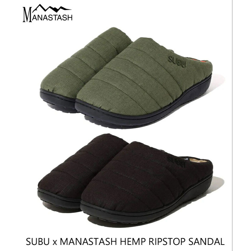 MANASTASH マナスタッシュ SUBU x MANASTASH HEMP RIPSTOP SANDAL スブ×マナスタッシュ ヘンプ 上唇立ちふさがる サンダル 792-5993005 ￥8,800