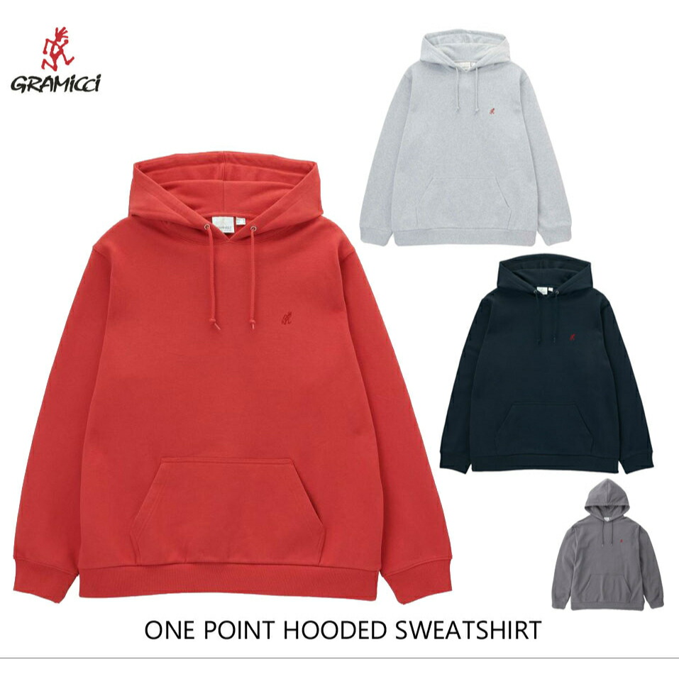 Gramicci グラミチ ONE POINT HOODED SWEATSHIRT ワンポイントフーデッドスウェットシャツ G309-FT ¥13,200 ユニセックス G307-FT|Natty store