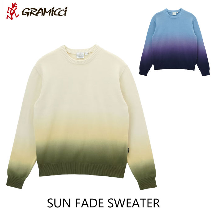 Gramicci グラミチ SUN FADE SWEATER G6SU-J060 サンフェードセーター UNISEX ユニセックス ￥16,500｜Natty store