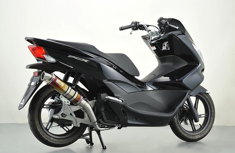【国内メーカー Realize】ホンダ PCX125 PCX150esp ( EBJ-JF56 / EBJ-JF28後期モデル / JBK-KF12 / JBK-KF18 ) リアライズ イグジスト マフラー チタン サイレンサー 説明書 2012年～2017年 バイク カスタム パーツ PCX JF56 JF28後期 KF12 KF18 日本製 国産 Made in Japan