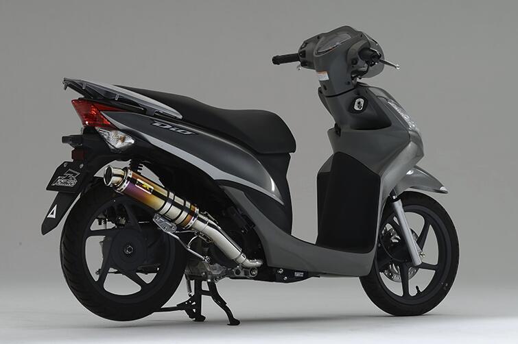 【国内メーカー Realize】ホンダ Dio110 ディオ110 バイクマフラー (EBJ-JF31) リアライズ イグジスト マフラー チタン サイレンサー バイク カスタム パーツ 説明書付 2011年~2014年対応 JF31 DIO110 Realize 日本製 国産 Made in Japan