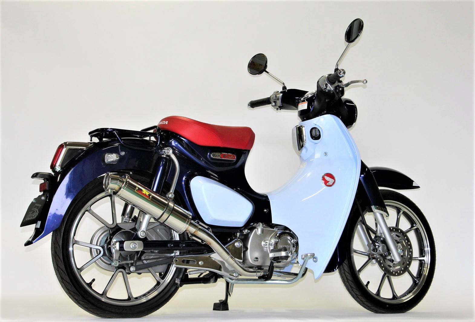 【国内メーカー Realize】 ホンダ スーパーカブ C125 (2BJ-JA48) 2018年～2020年 インジェクション モデル適合 Realize エンプレス ダウン マフラー ステンレス サイレンサー HONDA Super Cub FI カブ JA48 バイク カスタム パーツ リアライズ 日本製 国産 Made in Japan