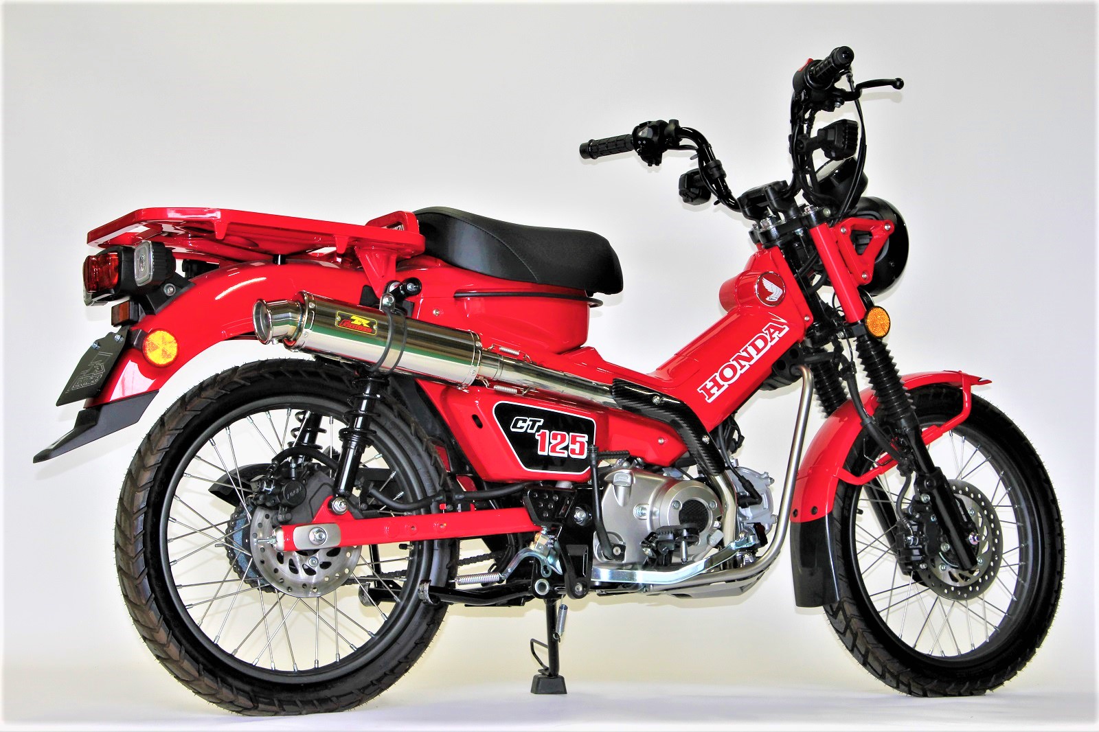 【国内メーカー Realize】 ホンダ ハンターカブ CT125 (2BJ-JA55) 2020年～2022年対応 Realize エンプレス アップ マフラー ステンレス サイレンサー 説明書付き HONDA Hunter Cub JA55 バイク カスタム パーツ リアライズ 日本製 国産 Made in Japan