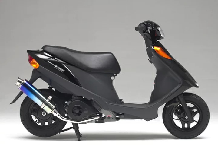 【 Realize アドレスV125 バイクマフラー BC-CF46A 22Racing Ti チタン マフラー チタンブルーカラー 】 バイク用品 バイク用 バイクパーツ フルエキ フルエキゾースト カスタム パーツ ドレスアップ 交換 社外品 説明書付