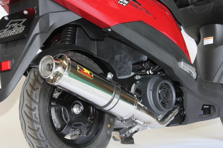 Realize アドレス125 バイクマフラー 2BJ-DT11A 2017年～2020年モデル対応 22Racing ステンレス マフラー シルバーカラー リアライズ スズキ バイク用品 バイク用 バイクパーツ フルエキ フルエキゾースト カスタム パーツ ドレスアップ 交換 社外品 説明書付 重低音 ADDRESS｜Nattyworks店