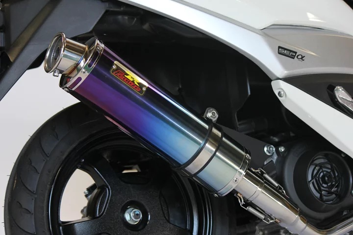 楽天市場】Realize バーグマンストリート125EX バイクマフラー 8BJ