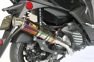 【国内メーカー Realize】 ヤマハ シグナスグリファス ( 8BJ-SEJ4J ) Realize 製 ブリンク SUS マフラー チタン サイレンサー 取り付け説明書付き バイク カスタム パーツ グリファス SEJ4Jリアライズ 国産 日本製 Made in Japan