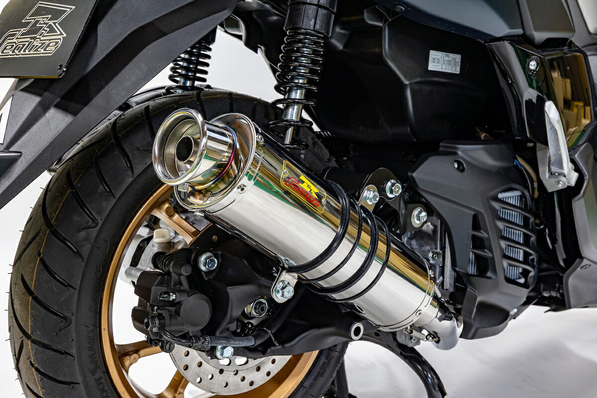 Realize 22Racing マフラー NMAX 125 NMAX 155 ( SEG6J SG66J / 8BJ-SEL1J ) 2025年モデル NMAX125 にも対応 ステンレス リアライズ ヤマハ エヌマックスN-MAX カスタム パーツ nat-008