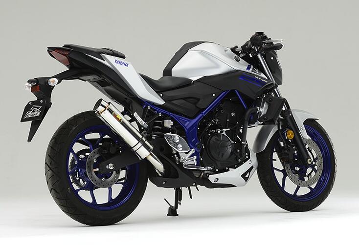 【国内メーカー Realize】 ヤマハ MT-25 MT-03 ( JBK-RG10J/ RH07J) Realize 製 アリア スリップオン マフラー ステンレス サイレンサー スラッシュエンド (Type S) 2015年~2017年モデル対応 説明書付 YAMAHA MT25 MT03 RG10J RG07J リアライズ 日本製 国産 Made in Japan|Nattyworks店