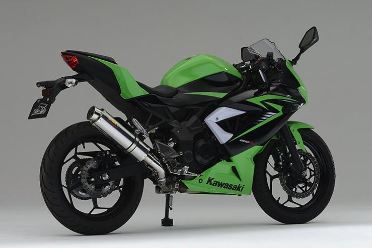 【国内メーカー Realize】 カワサキ ニンジャ250SL ( JBK-BX250A ) Realize 製 アリア スリップオン マフラー ステンレス サイレンサー スラッシュエンド (Type S) 2015年～2017年モデル対応 説明書付 KAWASAKI BX250A Ninja250SL リアライズ 日本製 国産 Made in Japan