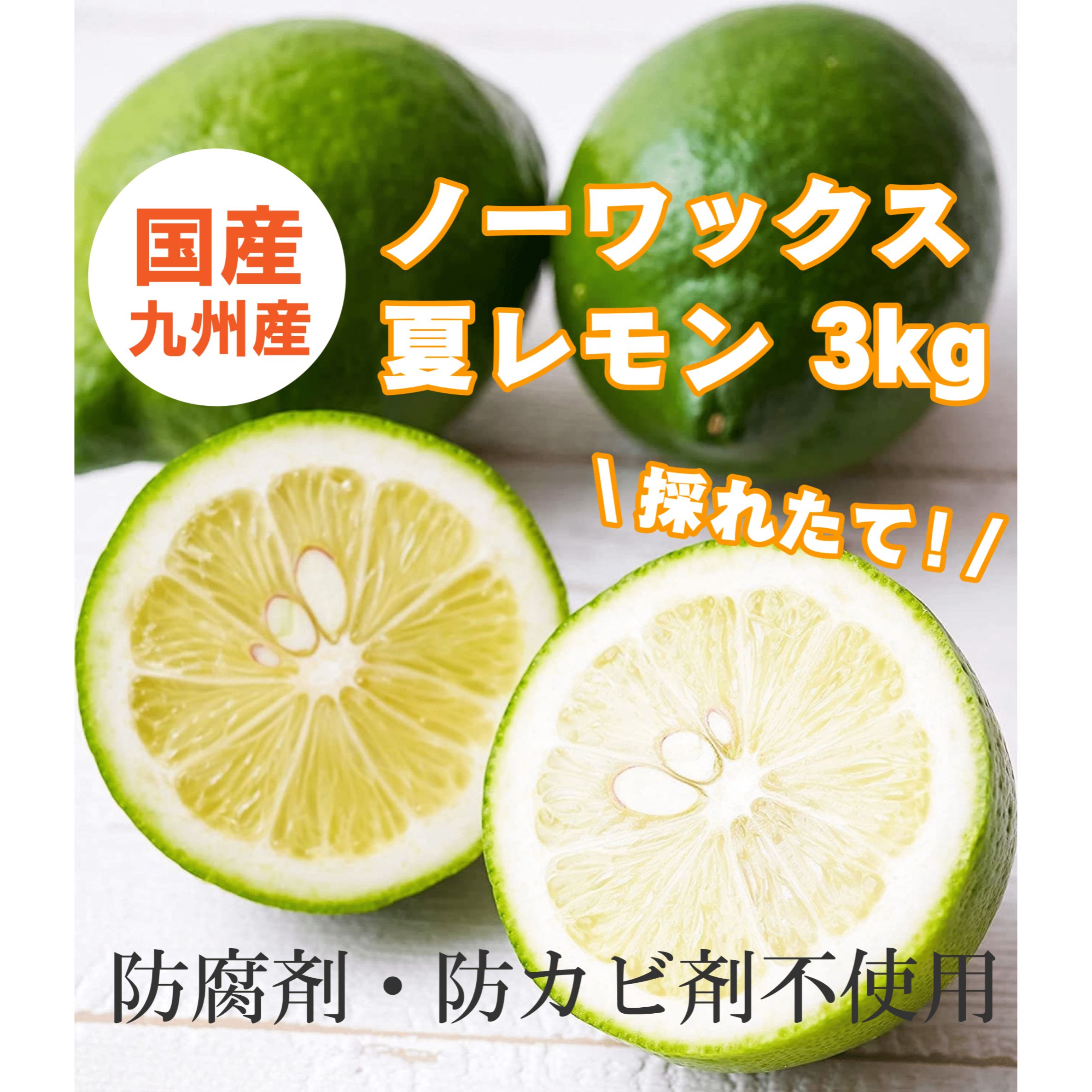 市場 国産とれたて九州夏レモン 佐賀県産 特選品 3kg