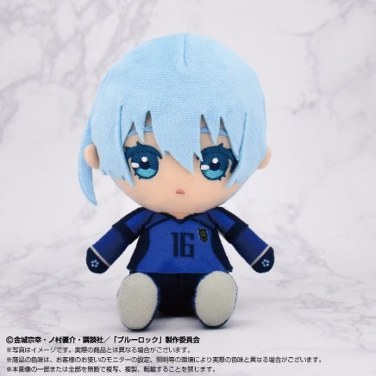 青いアニメスタイルぬいぐるみ TVアニメ『ブルーロック』、デフォルメキャラクターシリーズ