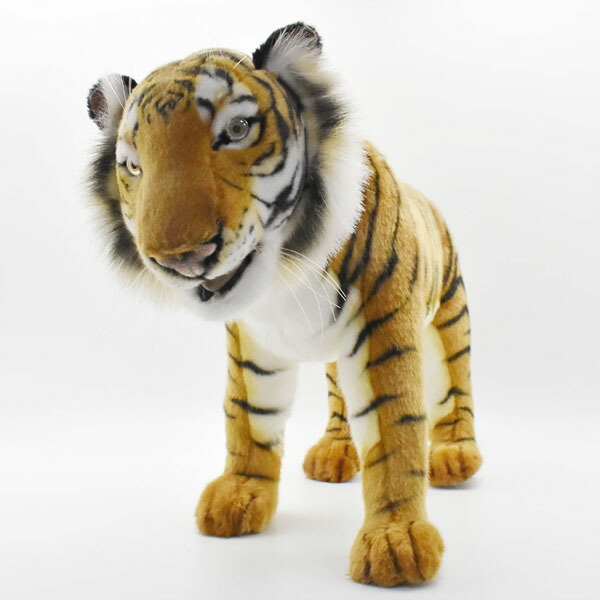 楽天市場】ハンサ【HANSA】リアルぬいぐるみ スツールタイガー 78cm