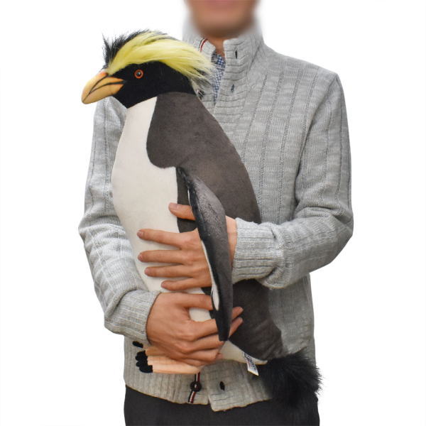 新品 ハンサ Hansa リアルぬいぐるみ岩飛びペンギン 50cm イワトビペンギン 人気が高い Swarajassociates In