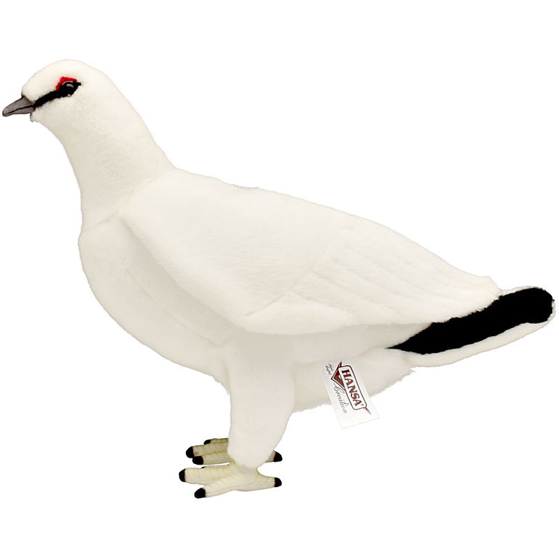 ハンサ【HANSA】リアルぬいぐるみ ライチョウ（冬）29cm