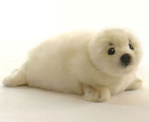 楽天市場】ハンサ【HANSA】ぬいぐるみ 白いアザラシ29cm 海豹