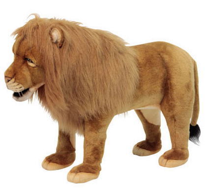 楽天市場】ハンサ【HANSA】リアルぬいぐるみホワイトライオン100cm