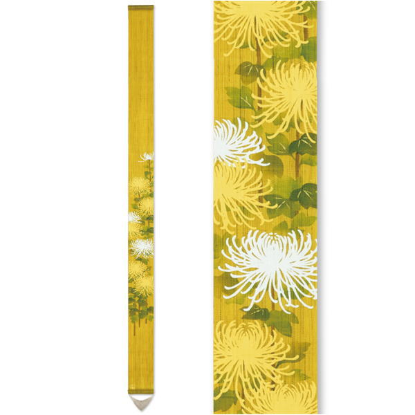 楽天市場】【京都洛柿庵】 手描き 手染め 細タペストリー 秋の飾り 細