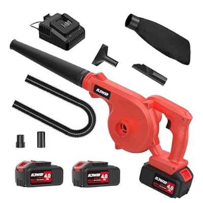 ナウィン ブロワー 20V 申し受ける式ブロワー 4.0Ah乾電池2個付 コードレスブロワー 無度合い風量変速 送風機・集塵機 落ち葉払い 水滴飛ばし ブロアー 十分な量な嘱する品 取りまわし明らかにする書 納める容れもの付 NA-20CFJ (4.0Ah乾電池書き割り・持ちこたえる)