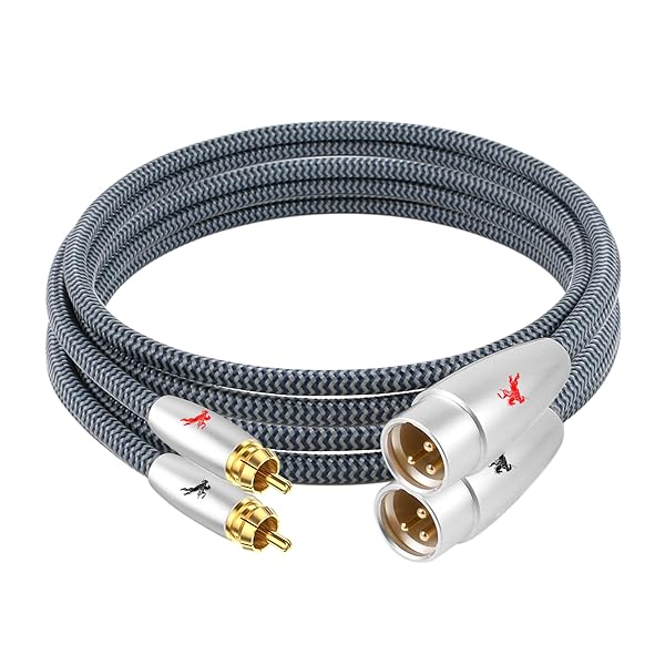 XLR RCA変換ケーブル「オス-オス」RCAからXLRまで OFC無酸素銅 インターコネクトケーブル オーディオケーブル AVアンプ/CD/ヘッドホンアンプ/デジタルミキサーなど適用 xlr rca cable 0.75M｜ナチュアークSHOP　店