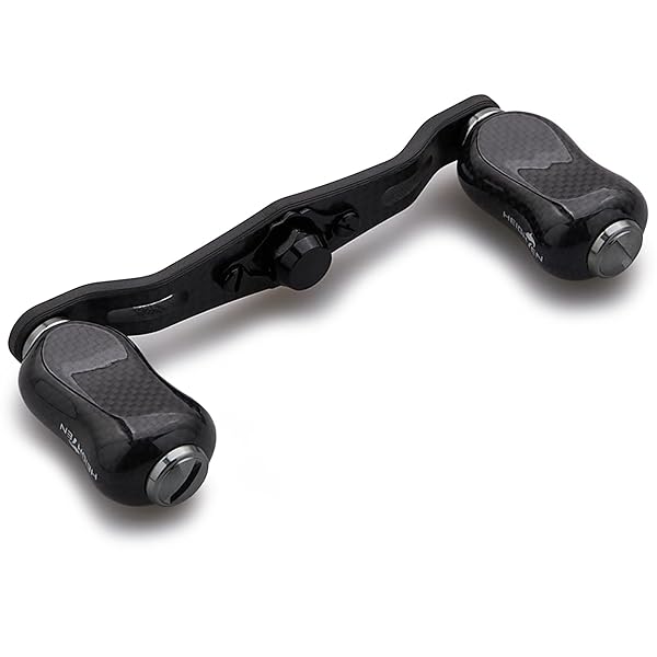 85/95mm リール ハンドル 21mm ノブ 搭載 1.5K カーボン シマノ(SHIMANO) ダイワ(DAIWA) アブ(Abu) 通用 ベイトリール 用 Gourd Series (V2.0-95mm - ガンメタル) (757)