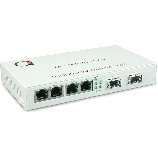 光手段変換器 | 2界面 開けっ広げSFP拡張スロット + 4界面 UTP RJ-45 Cat5e/Cat6 10/100/1000相応う | ミニ取り替えっこ | ギガビットイーサネット 自動小銃さぐり当てる役立つこと | SFP＆Mini-GBIC相応う