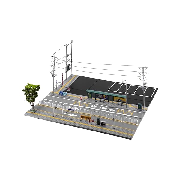 Tiny City パノラマ寄せあわせ S1 中国 通い路一揃いの道具