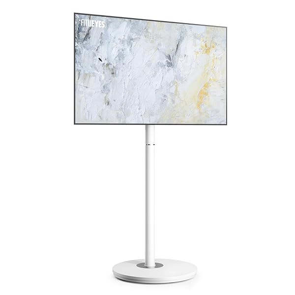 DESIGN テレビ受像機照明ランプ キャスター付き添い人 32～65Vin相応う リビング御部屋 独立独行式 民族大移動式 分かりやすい かっこ良い か細い 白いこと 御師匠さん続きもの