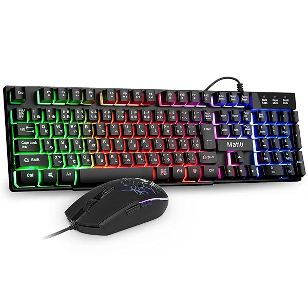 ゲーミングマウス、キーボードセット 楽天市場】【送料無料】【4+1in1】Mamba snake T11ゲーミング