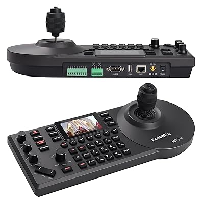 NDI PTZ コントローラー PoE対応 3インチのLCDスクリーン付き ライブ配信用 IP Visca PELCO D/P RS232 RS485対応 PTZカメラ コントロール用 NDIバージョン (KC608N)｜ナチュアークSHOP　店