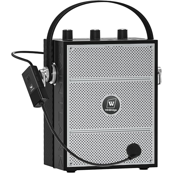 wwinbridge 拡声器 ヘッドセットマイク大音の大きさ ハンズフリー拡声器 PA取り合わせ ポータブルスピー