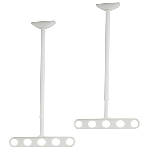 軒天用物干し ホスクリーン ZA-1145-PW ピュアホワイト 2本1組｜ナチュアークSHOP　店