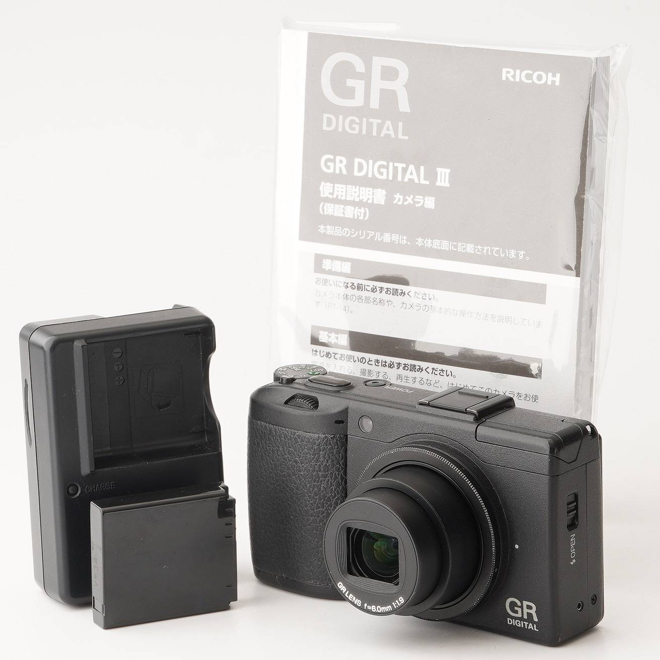 リコー RICOH GR DIGITAL III 黒いこと コンパクトデジタルカメラ (シャッター: 8341)