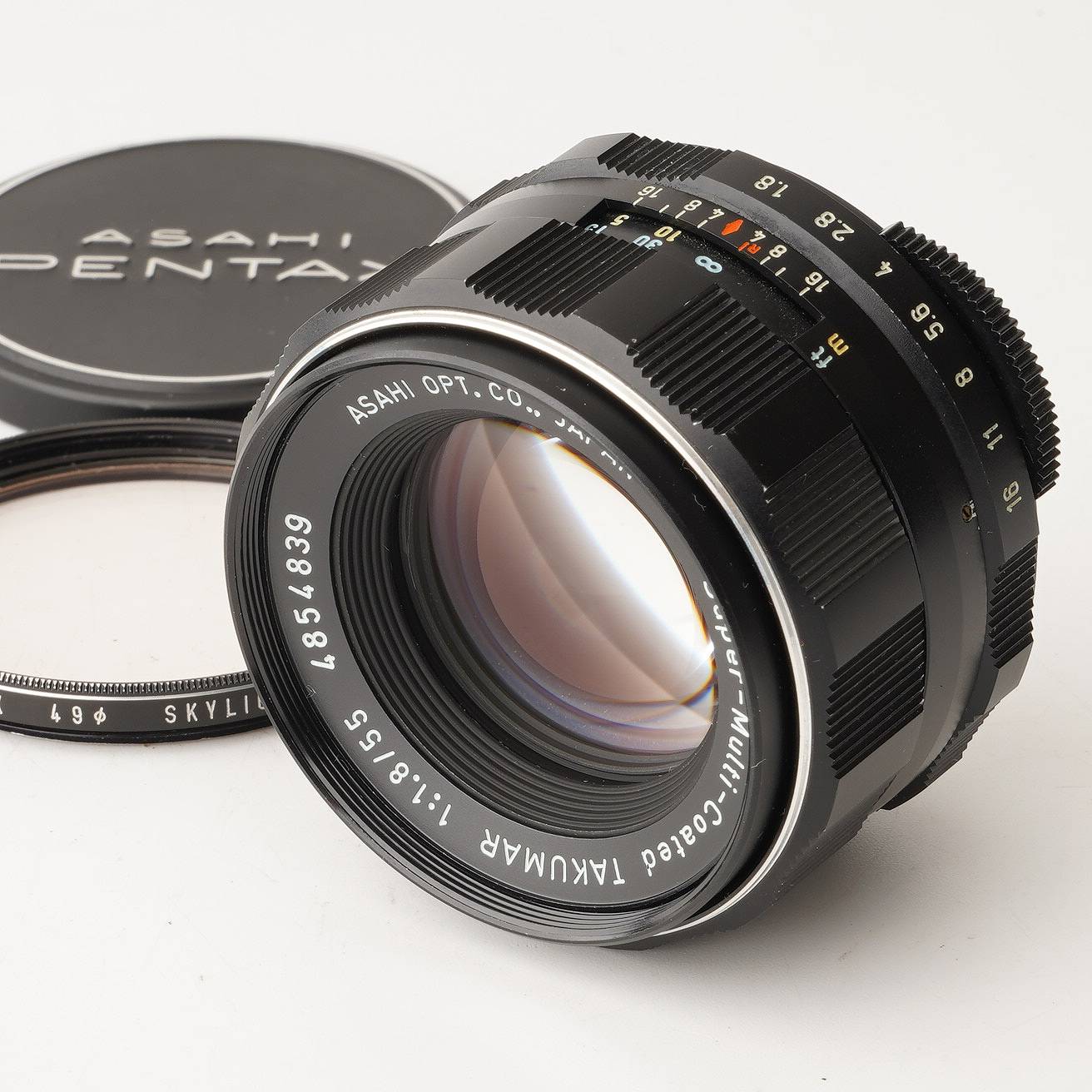 ペンタックス Pentax Asahi Super-Multi-Coated タクマ― Takumar 55粍 F1.8 M42マウント