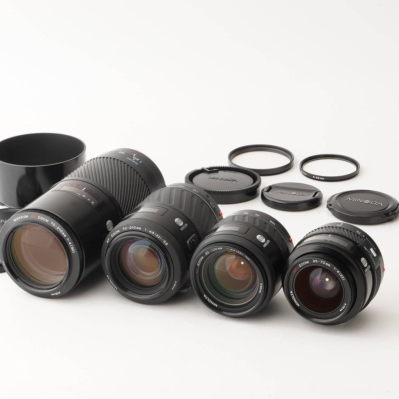 ミノルタ Minolta MAXXUM AF Zoom 70-210mm F4 / AF Zoom 70-210mm F4.5-5.6 / AF ZOOM 35-105mm F3.5-4.5 / AF ZOOM 35-70mm F4 Sony A mount｜ナチュラフ