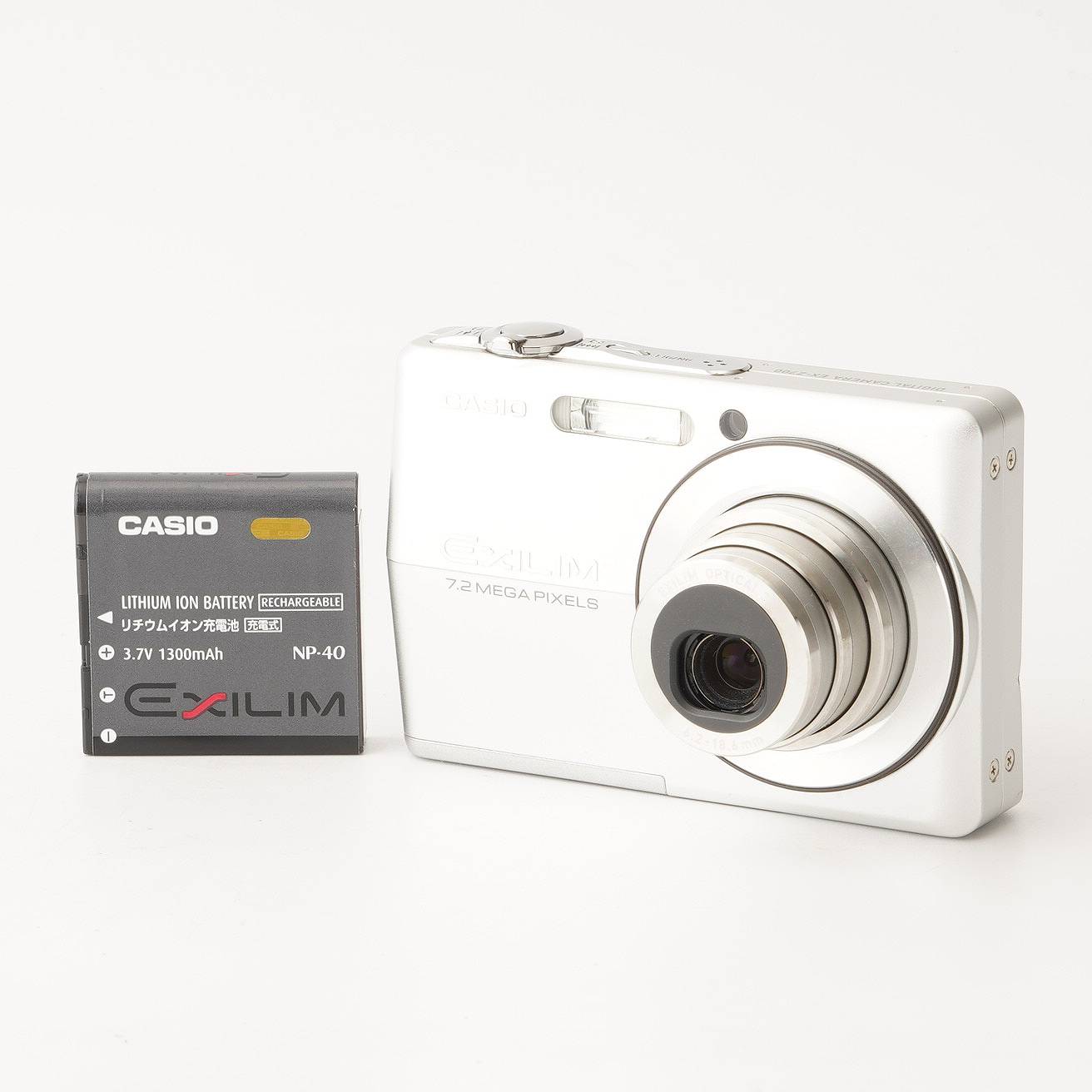カシオ Casio EXILIM EX-Z700 しろがね色 3x 光学望遠レンズ