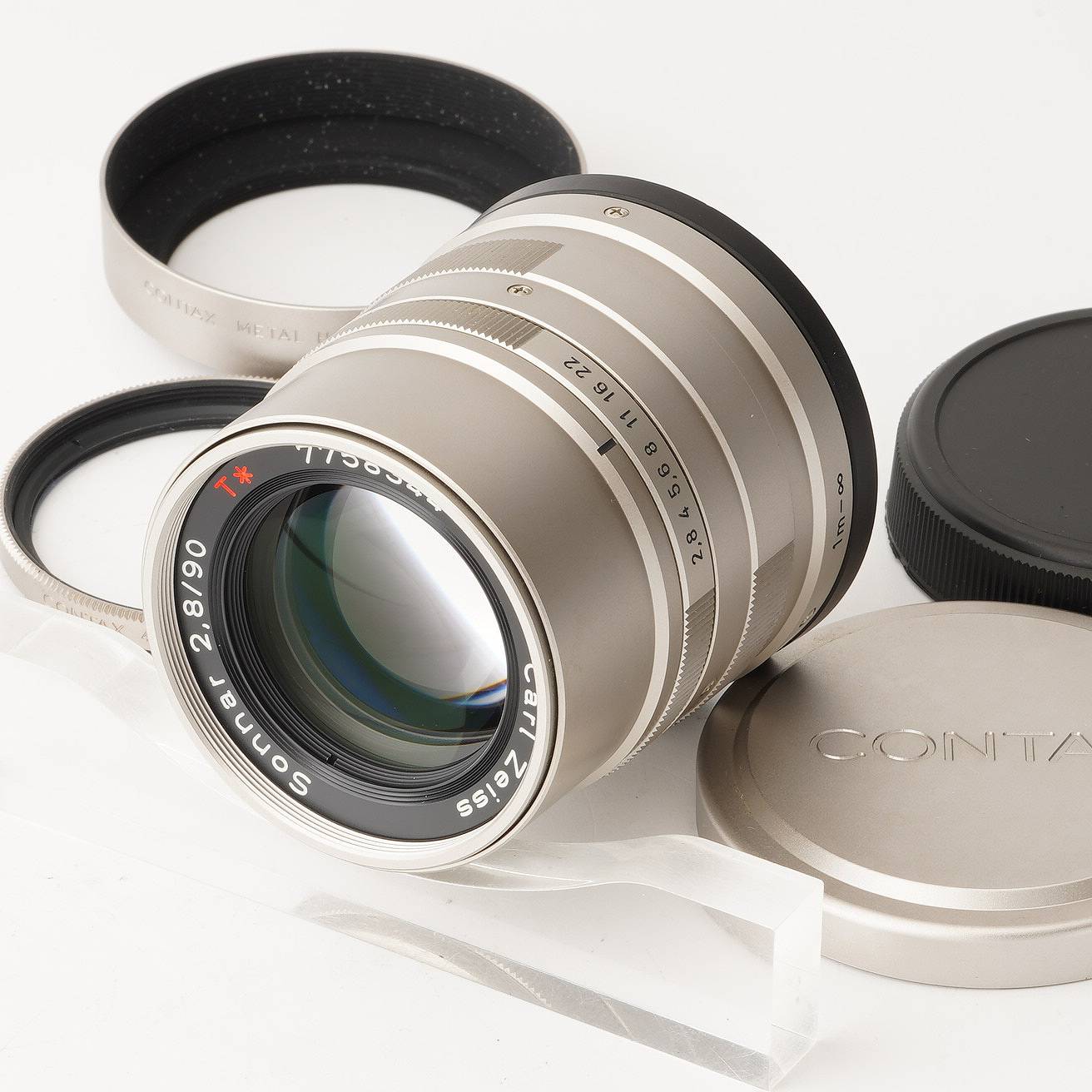 コンタックス Contax カールツァイス Carl Zeiss ゾナー Sonnar 90粍 F2.8 T* コンタックスG1 G2用