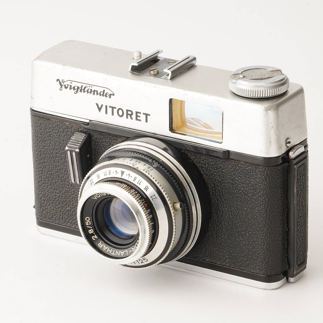 フォクトレンダー Voigtlander VITORET  COLOR-LANTHAR 50粍 F2.8 パウダーコンパクト 写真フィルム写真機