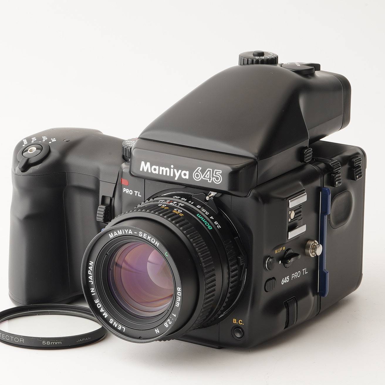 マミヤ Mamiya 645 PRO TL / Mamiya-Sekor C 80mm F2.8 / 電動 パワー ワインダー グリップ|ナチュラフ