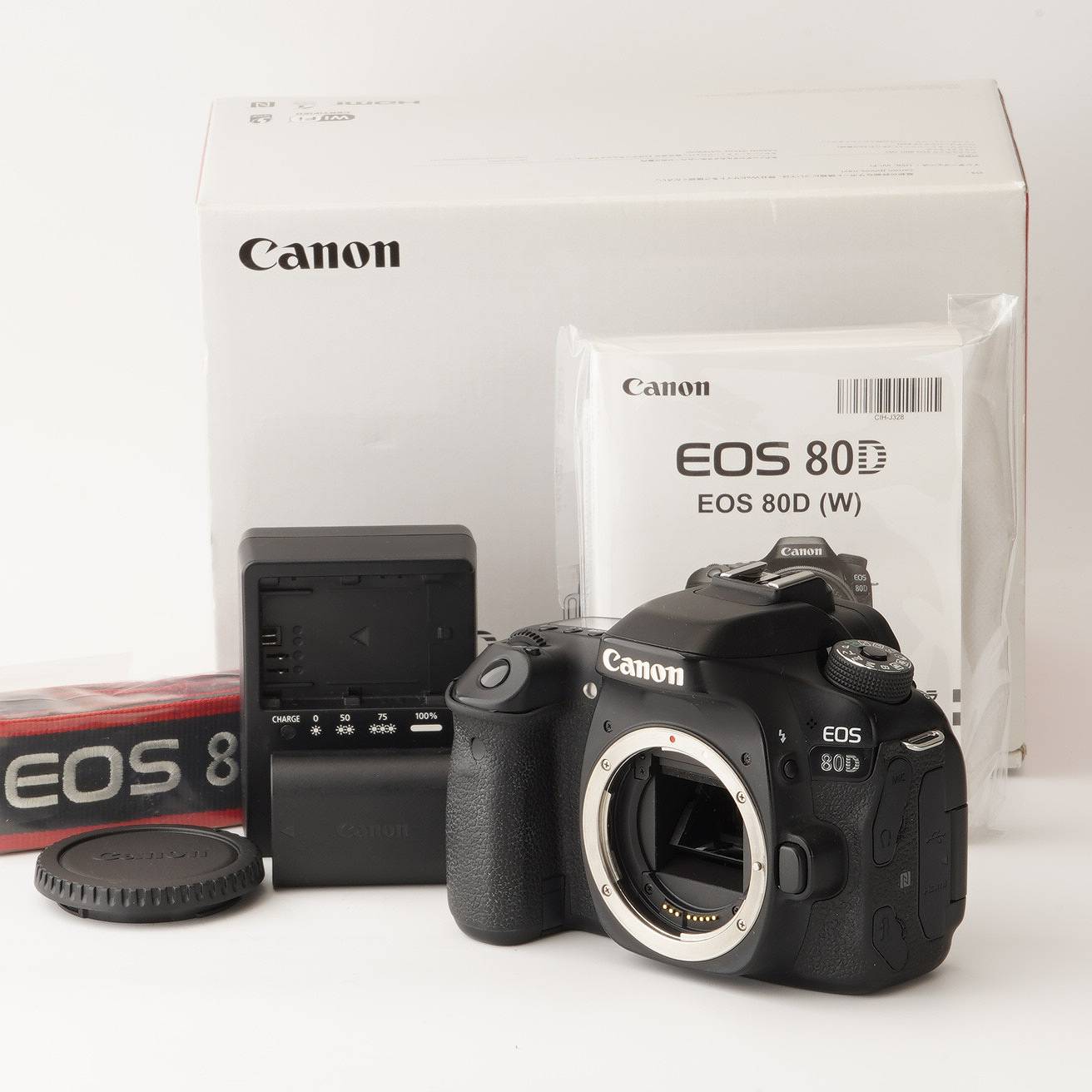 キヤノン Canon EOS 80D デジタル一眼二眼レフ写真機 上半身