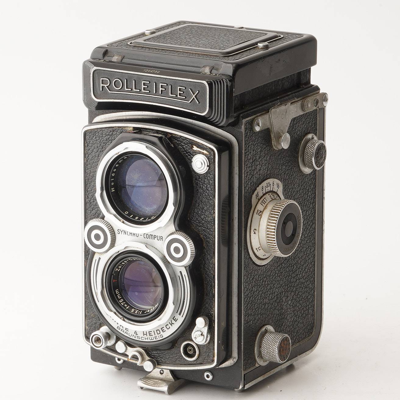 置き目ライ Rollei ローライフレックス ROLLEIFLEX 3.5A type1 / Zeiss-Opton Tessar 75粍 F3.5
