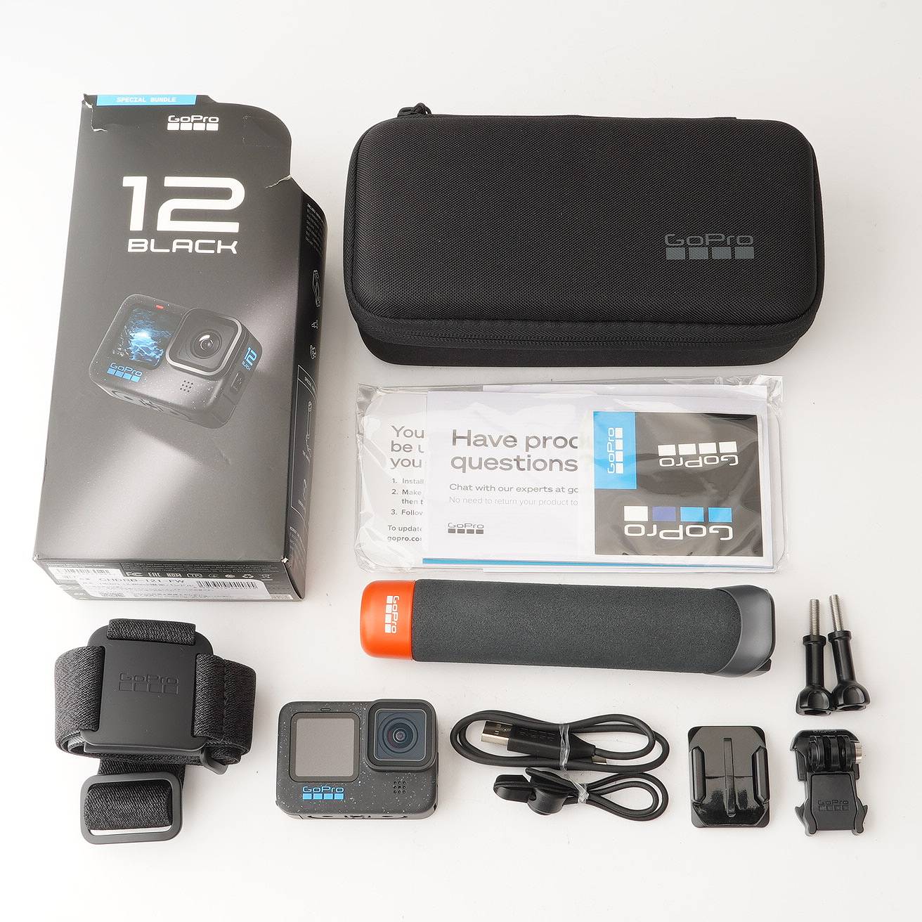 Gopro HERO 12 黒いこと Black CHDRB-121-FW 押さえるバンドル