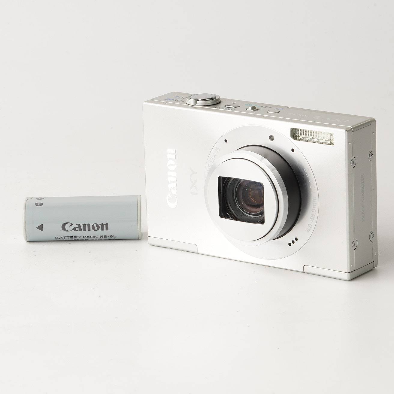キヤノン Canon IXY 3 しろがね色 12x 光学望遠レンズ