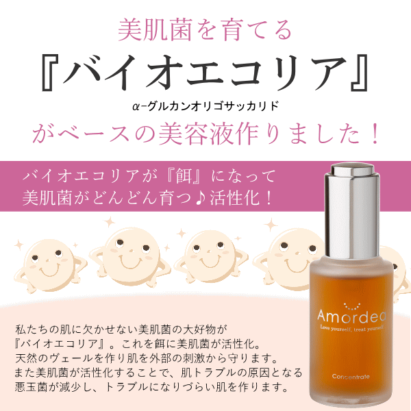 楽天市場 毛穴美容液 コンセントレートｐ 30ml 原液 美容液 毛穴 たるみ毛穴 毛穴ケア 毛穴開き 黒ずみ ニキビ 吹き出物 月桃エキス 善玉菌 バイオエコリア 敏感肌 アマルディア化粧品 楽天市場店