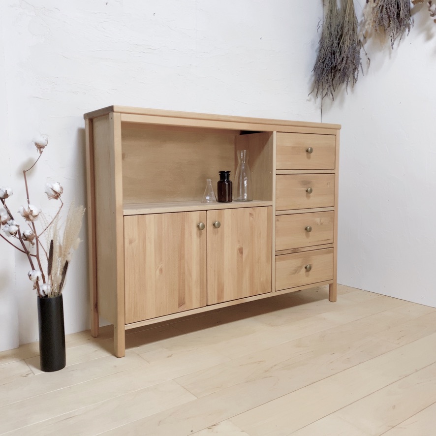 キャビネット チェスト 1 リビングボード リビング収納 キッチンボード キッチン収納 北欧 ナチュラル シンプル おしゃれ カウンター カウンター下収納 家具 棚 オフィス サロン 店舗 木製 日本製 オーダー オーダー家具 ハンドメイド Deerfieldtwpportage Com