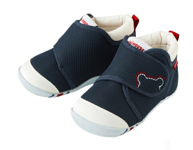 全商品 倍 ミキハウス正規販売店 ミキハウス Mikihouse ファーストベビーシューズ ネイビー 12cm ファーストシューズ ベビーシューズ 誕生祝 あす楽対応 ナチュラルリビング 在庫あり 送料無料 Bixahuman Com