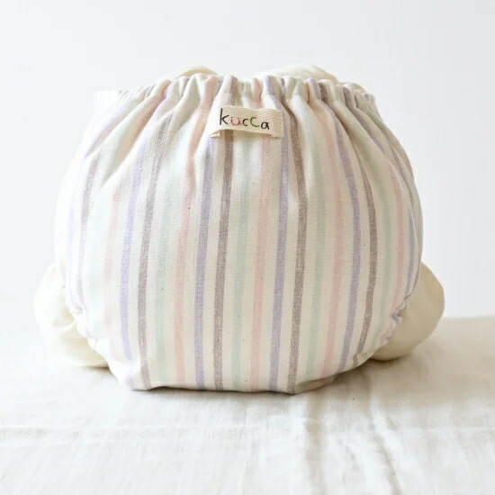 楽天市場】kucca オーガニック成形布おむつ マスタードドット10枚 送料