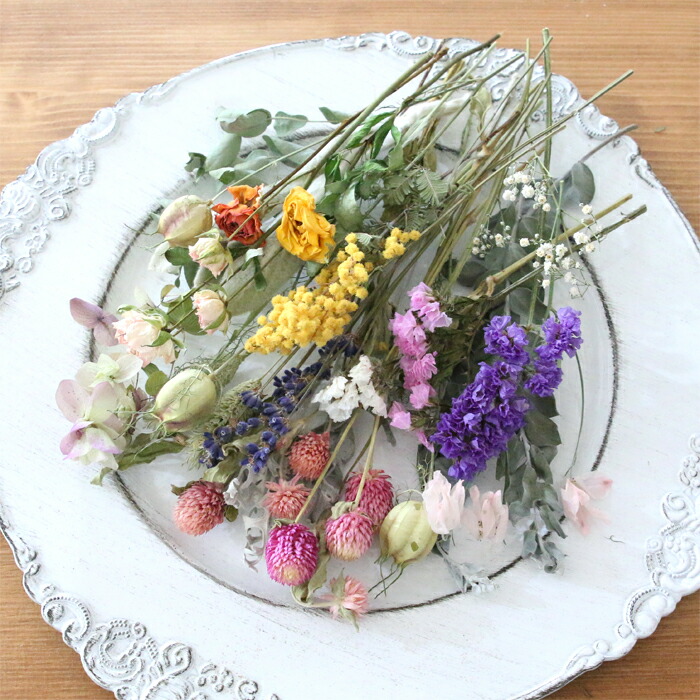 ✨1点限定‼️11種MIX【M】 HBチース　かすみ　アジサイ　生花　ドライ m25639874959_4.jpg